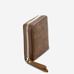 CORKOR RFID Square Zip Wallet