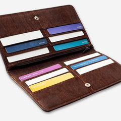 CORKOR Slim Bifold Long Wallet